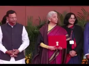 केंद्रीय वित्त मंत्री निर्मला सीतारमण ने संसद में केंद्रीय बजट 2026-27 पेश किया; विकसित भारत 2047 की दिशा में बड़ा कदम, देश छुएगा नई ऊँचाइयाँ ।